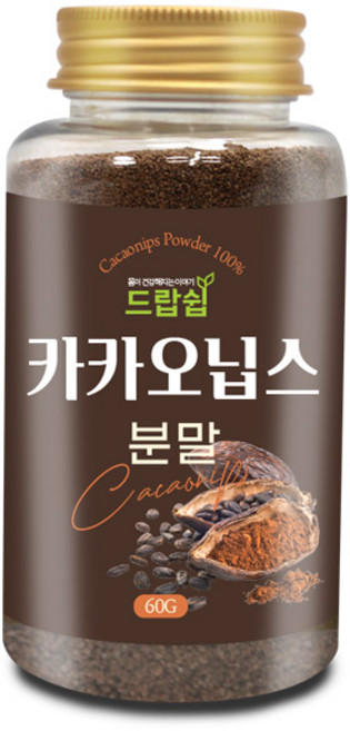기타 카카오닙스 분말(페루산) 60g(통) 카카오 열매 가루 파우더 선식, 1개