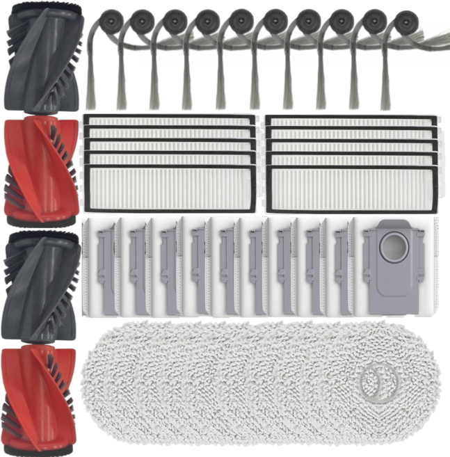 비브랜드 호환 로보락 QrevoC / QREVO C PRO 소모품 RRWOPEP, 1세트, 1년 풀패키지