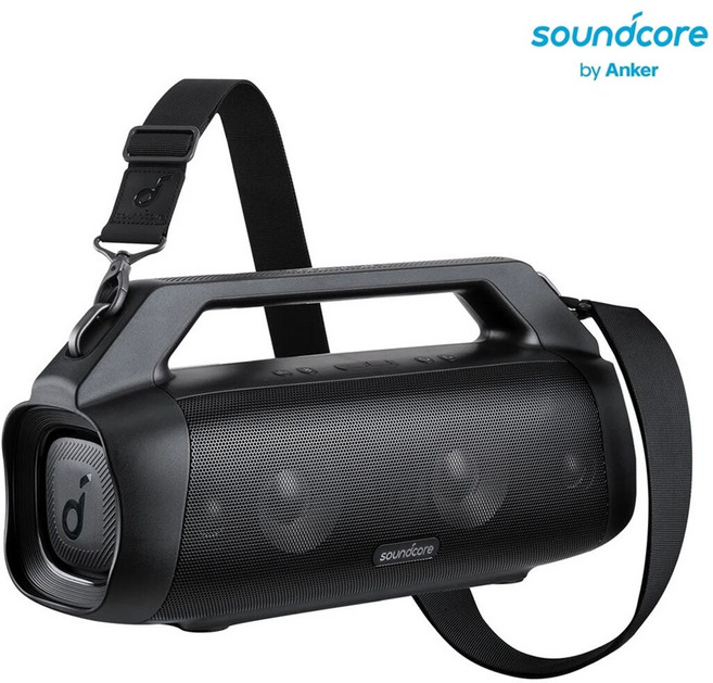 사운드코어 앤커 모션 붐 플러스 IP67 야외 블루투스 스피커 80W 스테레오 사운드 (관부가세포함_미국정품), Black, Motion Boom Plus