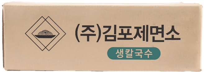 김포제면소 생칼국수면 10kg 50인분 대용량 업소용, 1개