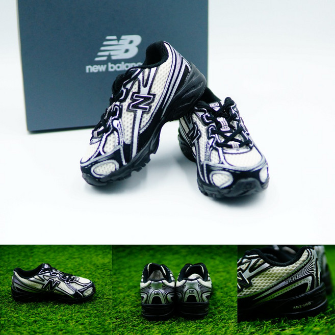 뉴발란스 740 키즈 운동화 유아 등원 어린이 초등학생 데일리슈즈 크림블랙