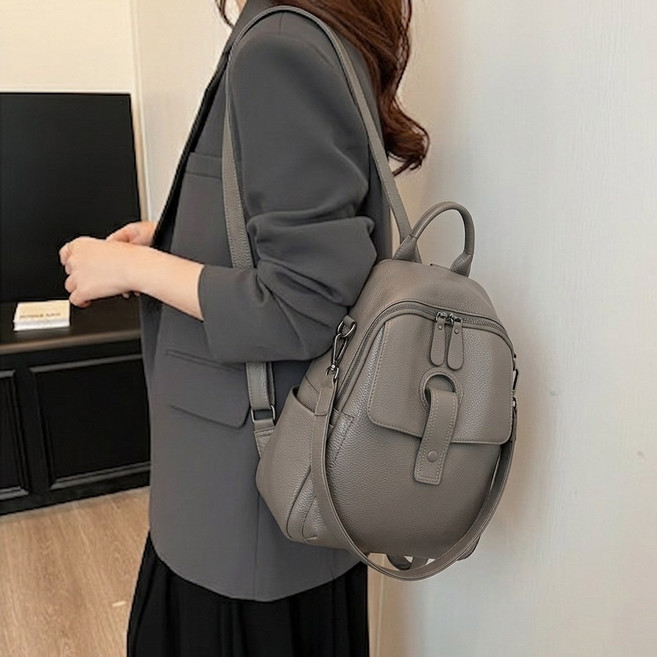 제이바바 고급 리얼 소가죽 백팩