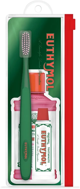 유시몰 휴대용 칫솔키트, 15ml, 20g, 3개입, 1세트 - 쿠팡