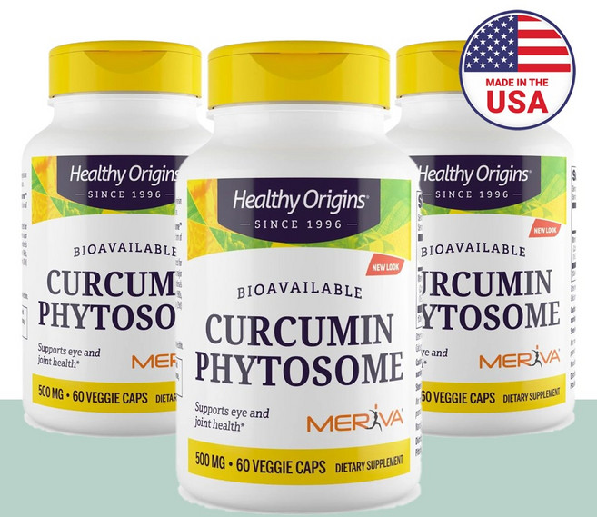 헬시오리진 메리바 커큐민 파이토솜 4주분, 60정, 3개