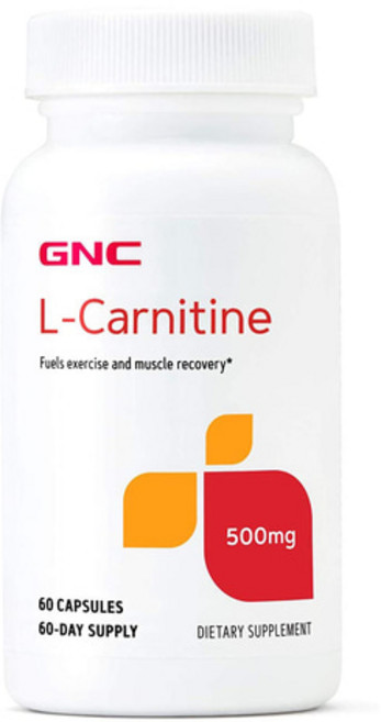 GNC 엘 카르니틴 500mg 60캡슐 L Carnitine, 1개, 60정