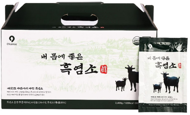 옻가네 내몸에 좋은 흑염소진 흑염소 진액, 1박스, 2.4L