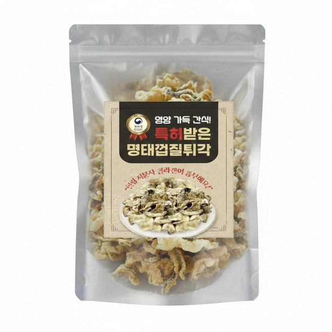 명식품본사 명태껍질튀각 [대포장] 반찬 식당, 10개, 1kg