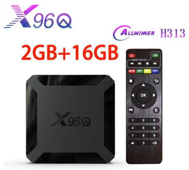 셋톱박스 안드로이드 10.0 좋은 TV 박스 올위너 H313 쿼드 코어 4K 2.4G 와이파이 구글 플레이어 유튜브 셋톱 X96Q 2GB 16GB POP-itam 1GB 8GB, 4) Eu 플러그 - 2GB 16GB