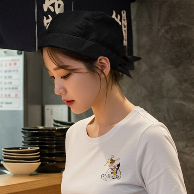 스타일리쉬 두건 / 셰프 모자 / 주방 위생캡