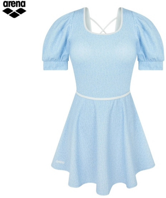 아레나 엘린 A5SL1SO03 SBL (주머니백 증정) 여성비치 원피스 세트 수영복