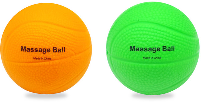 손가락 재활운동용 마사지볼 재활공 악력볼 소프트볼 주황1개+연두1개, 1개, 주황 1개+연두1개 1개