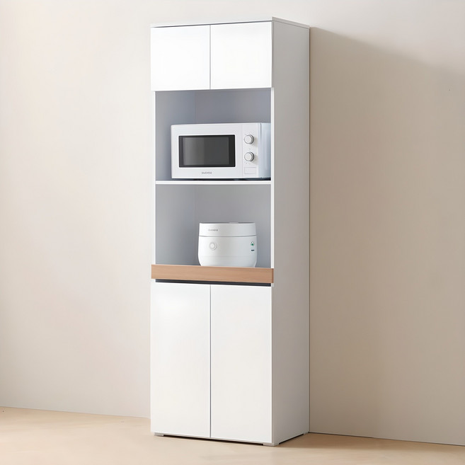 바로방가구 히트 1800 주방 틈새 렌지대 광파형 정수기 다이, 화이트오크, 5단