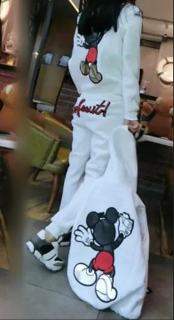 베루라 쓰리피스세트 트레이닝세트 미키트레이닝세트