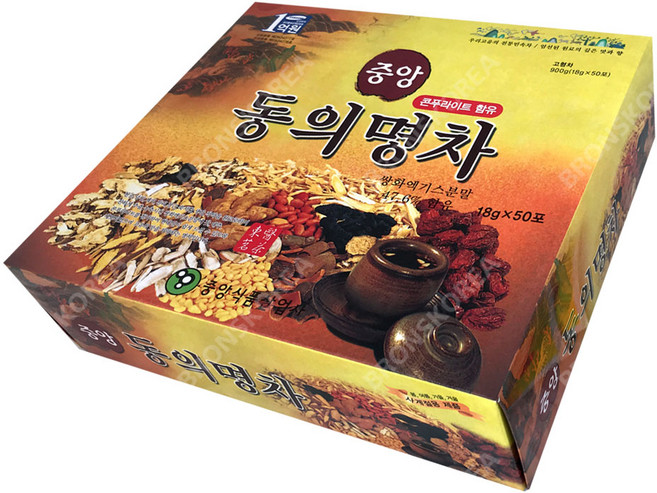 중앙 동의명차 곽, 1개, 50개입, 18g