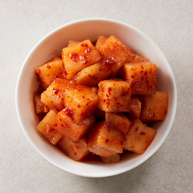 수미애 국산 100% 전라도식 깍두기 국내산 업소용 깍두 주문 당일생산, 1개, 1kg