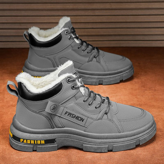 스타일닥터 겨울 기모 특후 방한 미끄럼 방지 내마모성 스노우 부츠 남성 아웃도어 등산화