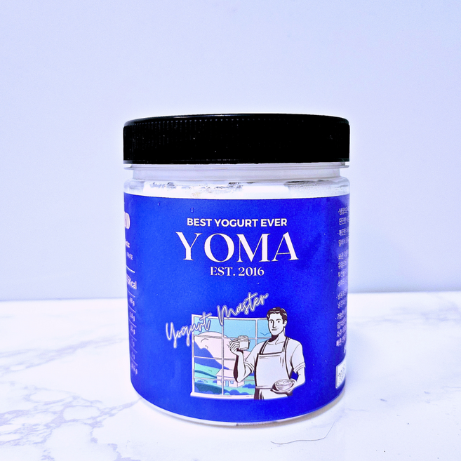 <수제/당일발송>요거트마스터(요마) 산미 없이 고소한 우유향 풍미 꾸덕한 하드 무가당 그릭 요거트 500g, 1개