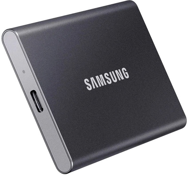 삼성 SAMSUNG T7 1TB 외장 SSD 휴대용 메모리 1050MB/s 미국 발송, MU-PC1T0H/AM