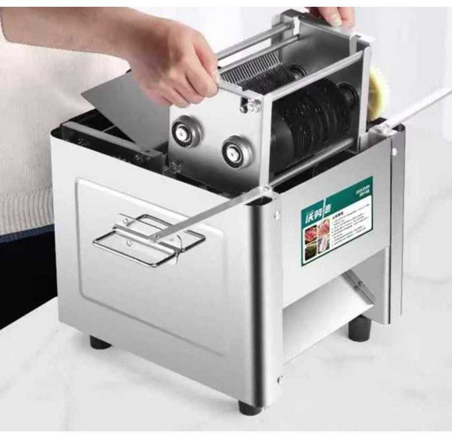 강력 육절기 냉장 고기 슬라이서 절단기 정육 나일론, 3.입구1 나일론기어1100W 3.5인치