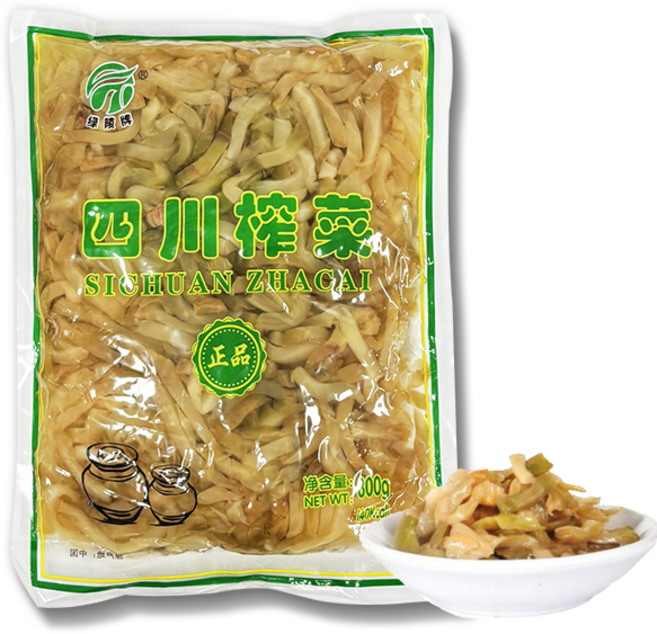 홍홍 중국식품 무양념짜사이 봉지 짜사이 짜차이 중국반찬, 1개, 800g