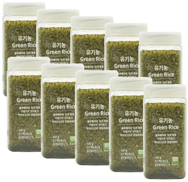 올가 유기농 Green Rice 클로렐라쌀, 10개