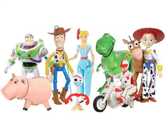 디즈니와 픽사 토이 스토리 스토리텔러 피규어 팩 및 차량 6개 우디 버즈 렉스 포키 보 핍 듀크 카붐 장난감 오토바이 카니발 크루 108107, 디즈니와 픽사 토이 스토리 스토리텔러 피규어 팩, 피규