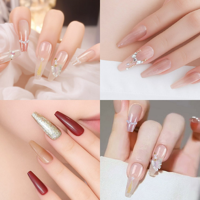 엘씨 발레리나 롱네일 셀프네일팁 3종타입 X 24p, 1개