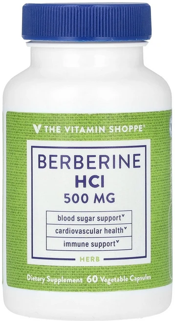 The Vitamin Shoppe 베르베린 HCl 500mg 베지 캡슐 60정 Shoppe (더 비타민 샵), The Vitamin Shoppe 베르베린 HCl 50, 1개 - 쿠팡