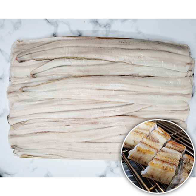 붕장어 필렛 업소용 냉동 손질 장어 구이용 아나고, 16kg (46/50), 1박스