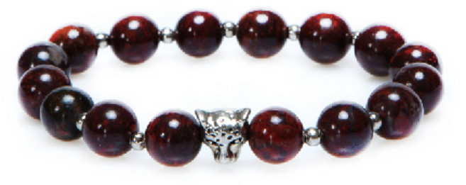 명옥 천연원석 행운 소원성취 사업성공팔찌 홍옥 재규어 팔찌9mm(여자용15cm), 1개