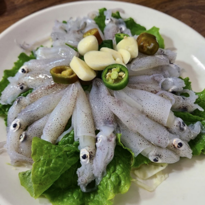 S급 횟감용 호래기, 1박스, 500g