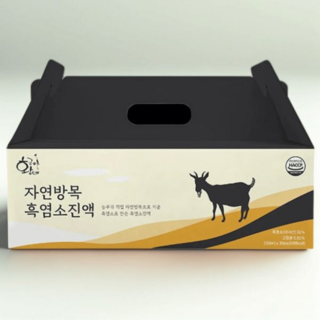 황금이네 자연방목 흑염소진액 엑기스 31% 100ml 30포 흑염소즙 본품/본품 597691
