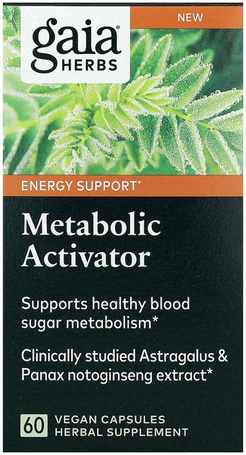 Gaia Herbs Metabolic Activator 60 Vegan Capsules, 1개, 60정 - 쿠팡