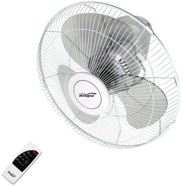 Windpia 공간활용 3엽 40cm 360도회전 천정형선풍기 리모컨형천장형선풍기 실링팬, 40cm 천장형선풍기 리모컨형