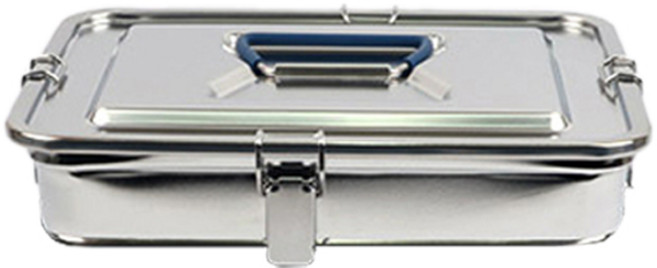 코스모스 국산 올스텐 밀폐용기 김치통 손잡이 사각 밀폐용기, 3호 소 2.2리터, 1개