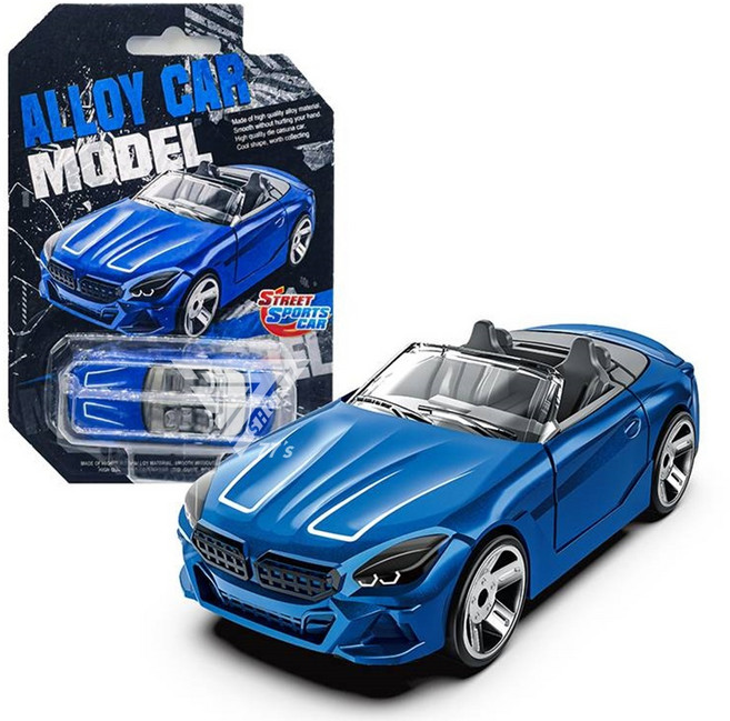 風火輪 合金小汽車 1/64 跑車模型, 1個, 合金賽車-10