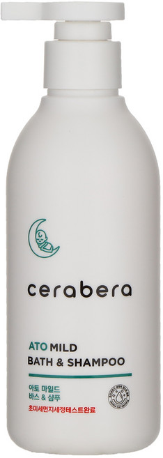 순한샴푸 세라베라 아토 마일드 바스앤샴푸 (약산성 저자극 바디워시 초미세먼지제거), 1개, 300ml