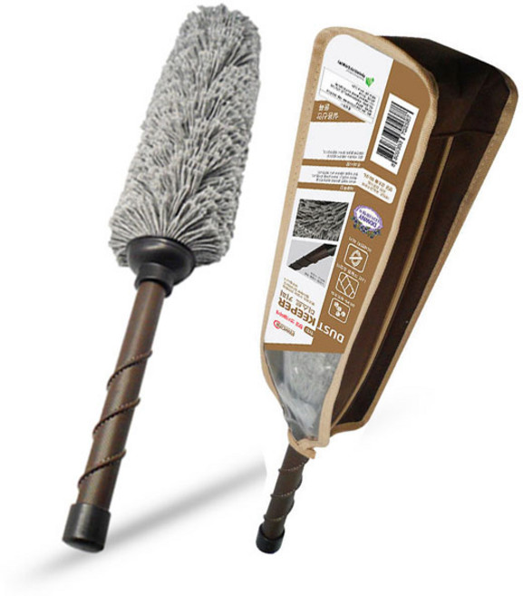 파보니 향기나는 원형 먼지털이개 외부용 기름걸레 순면사, 1개