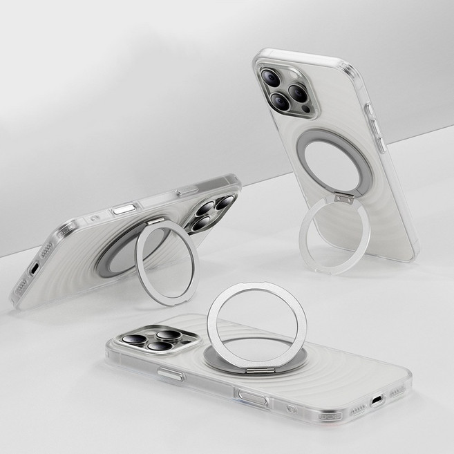 윰스모르 리플 아이폰 360도회전 맥세이프 스마트링 케이스