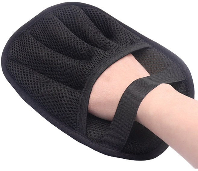 토닥스 털싹제거 재사용 고양이털 청소기 장갑형 패드, 1개, 딥블랙