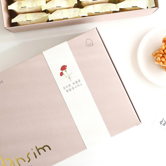 촉촉쫀득 단순한진심 100%우리쌀조청 말랑쫀득 수제오란다 플레인, 36개, 23g