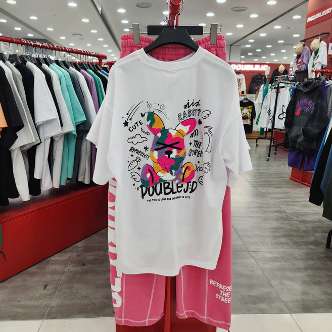 더블제이디 (공용) 부클토끼반팔 JGET10404_GN