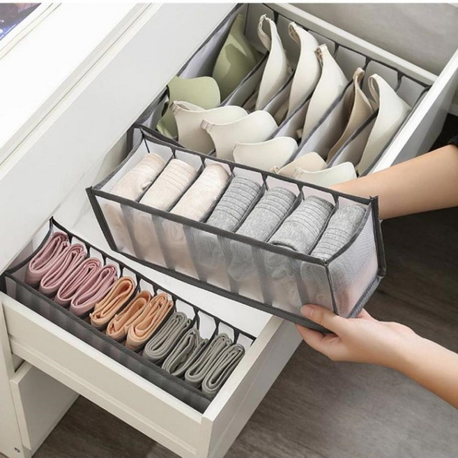 카니카니 수납함 옷장안 서랍장 속옷 아기 옷장 정리 정리함 손수건 보관, 11칸