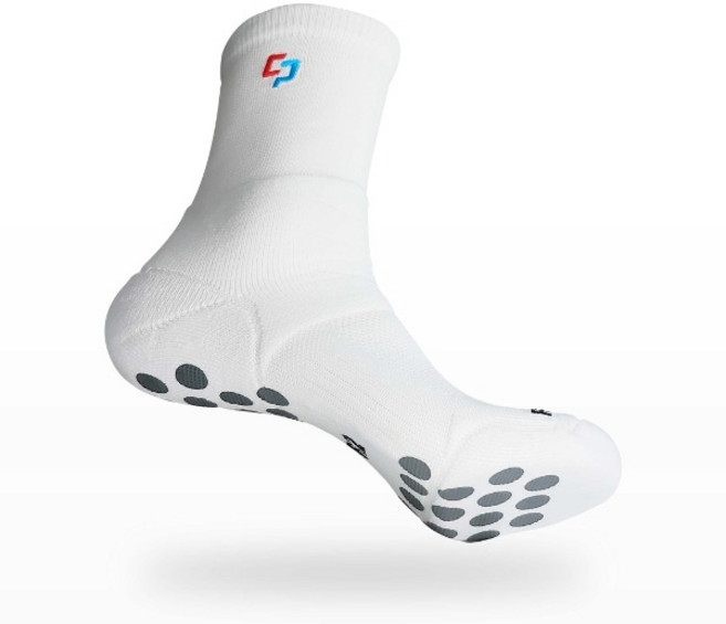 컴포트 양말 - 아킬레스 앵클쉴드 논슬립 (화이트) 논슬립 패드 적용 보호대와 양말의 결합! 운동 시 안정감 농구 양말, R3 (270~290mm)