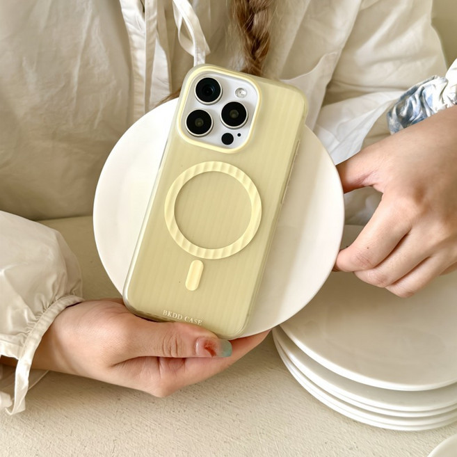 시선레드 아이폰 맥세이프 파스텔 솜사탕 케이스