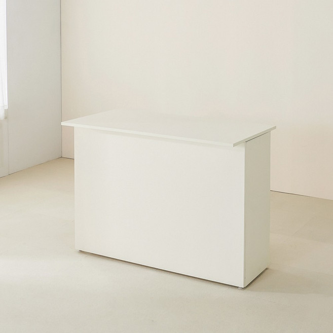 라미아 수납 아일랜드식탁 주방보조 조리대 홈바테이블 800 1200 1500, 03. 1500, 01. 화이트, 01. 직사각형 400