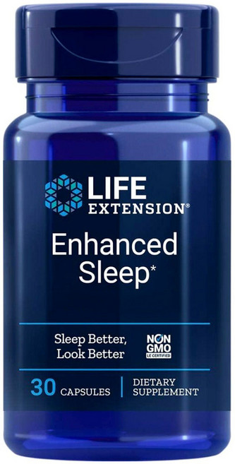 LIFE EXTENSION 南非醉茄萃取好眠膠囊, 30顆, 1罐