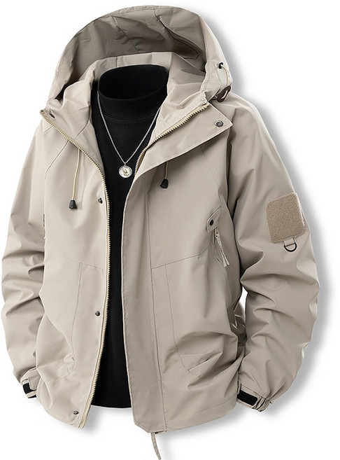 JDUDS 男女情侶風衣衝鋒外套 防風防潑水 秋冬外套 登山服