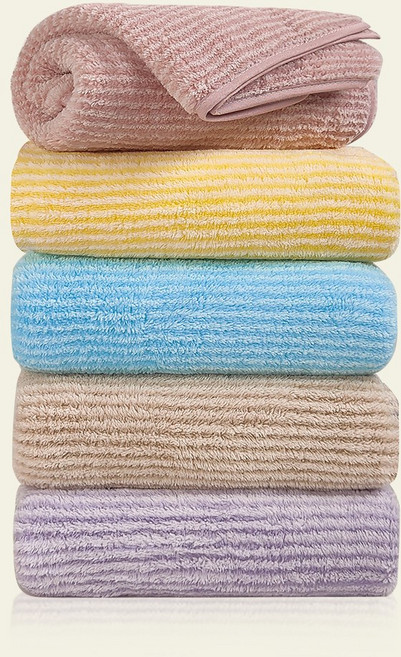 PPEAT 영국 황실호텔 수건 60수 코마사 타월 집들이 선물 세면 타월 집들이 여행용 세면도구 수건 10장 고급 타올, 5개, 5컬러