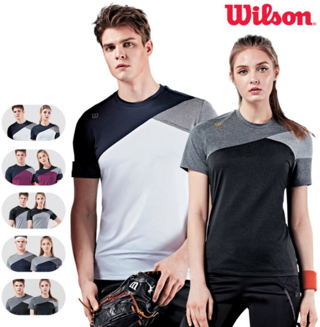 윌슨 라운드 반팔티셔츠 5251-5260 배드민턴복 단체복